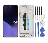ZZjingli Repairparts Écran LCD Complet avec châssis for Xiaomi Poco X6 Neo (Vert, Orange, Noir)(Orange)