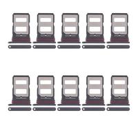 ZZjingli Repairparts for Xiaomi Poco X7 10 Plateaux for Carte SIM + Plateau for Carte SIM (Argent)(Vert)(Noir)(Black)