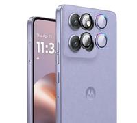 zZjoOoj Caméra Arrière Protecteur pour Motorola Moto G86 5G / G86 Power 5G, Couverture Anneau Alliage Aluminium en Verre Trempé 9H, Protection Individuelle,Multicolores & Noir