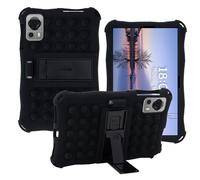 zZjoOoj Coque en silicone pour Headwolf Fpad7/ AllDOCUBE iPlay 60 mini/ 60 mini Pro/ 60 Mini Turbo/ 50 Mini Tablette, Housse de protection en silicone résistante aux chocs avec fonction support (Noir)