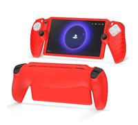 zZjoOoj Coque pour Sony PlayStation Portal/PS Portal/PS5 Portal(2023),Ultra-Mince Flexible Silicone Case, Anti Empreintes Digitales Cover [Slim Fit] - Rouge