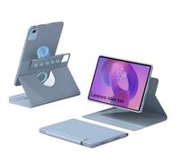 zZjoOoj Coque pour Tablette Lenovo Idea Tab 11 Pouces 2025 ( ZAFM0604IT),Housse de Protection Magnétique Pivotante à 360°, Veille/Réveil Automatique, Support Réglable,Bleu