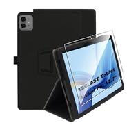 zZjoOoj Coque pour Tablette pour Tablette TECLAST ArtPad Pro (12.7 Pouces Modèle 2025),Case Protection Housse Premium en Cuir PU, Fin Étui avec Verre Trempé avec Fonction Support, Noir