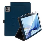 zZjoOoj Coque pour Tablette pour Tablette TECLAST ArtPad Pro (12.7 Pouces Modèle 2025),Case Protection Housse Premium en Cuir PU, Fin Étui avec Verre Trempé avec Fonction Support, Noir