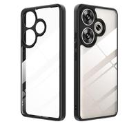 zZjoOoj Coque pour Xiaomi Poco F6 [Never Yellowing] TPU Souple + PC Anti-Chocs Coque de Téléphone Portable Transparent, Anti-Traces de Doigts Xiaomi Poco F6 (Transparent)