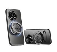 zZjoOoj Étui de protection Magic Stand 360° pour Oneplus 13R - Pas de MagSafe - Support invisible - Coque en TPU souple + coque arrière en polycarbonate - Anti-chocs - Noir - Design ultra fin