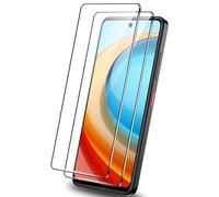 zZjoOoj Lot de 2 films de protection d'écran en verre trempé pour ZTE Blade A75 5G, 0,33 mm, film ultra transparent, dureté 9H, anti-rayures, protection anti-rayures