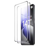 zZjoOoj Lot de 2 protections d'écran Blu-ray pour Xiaomi Poco X7 Pro 5G/ Xiaomi 14T / Xiaomi 14T Pro,Film Blu-ray ultra clair de 0,26 mm,Verre Protecteur Anti-rayures et Anti-bulles d'une dureté de 9H