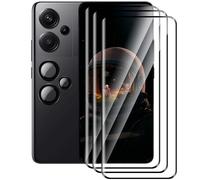zZjoOoj Protecteur d'écran pour Redmi Note 13 Pro Plus 5G,3 Pièces Verre Trempé [3D Couverture Complète]+3 Pièces Protecteur pour Lentille Individuel, sans Bulles d'air,Facile à Installer