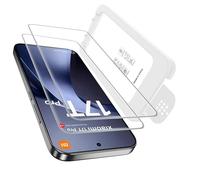 zZjoOoj Verre Trempé pour XIAOMI 17T Pro/ 15T / 15T Pro,[2 pièces] élimination Automatique de la Poussière, Couverture Plein écran,Film de Protection D'écran Ultra-Clair,installation Facile
