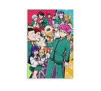 ZZJXYSCP Poster sur toile The Disastrous Life of Saiki K Hot Blooded Anime - Décoration murale pour chambre à coucher - 20 x 30 cm - Style sans cadre