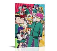 ZZJXYSCP Poster sur toile The Disastrous Life of Saiki K Hot Blooded Anime - Décoration murale pour chambre à coucher - 30 x 45 cm - Style cadre