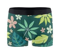 ZZKKO Sous-vêtement pour homme, slip avec motif floral mignon dans la petite fleur, boxer pour homme, sous-vêtement pour homme, S-XXL, multicolore, XL