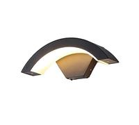 ZZlei2yu-12 Applique murale imperméable for porche, balcon, cour, extérieur, lumière chaude, décoration, éclairage intérieur et extérieur pour couloir, vestibule