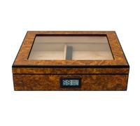 ZZlei2yu-12 Boite a Cigare Boîte à cigares Portable en Bois de cèdre, fenêtre à Haute Perspective, étui à Cigarettes for Maison LUBINSKI, Cave à cigares, Accessoires de Voyage Portable Cave