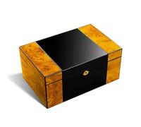 ZZlei2yu-12 Boite a Cigare Cave à cigares Multicouche en Bois de cèdre, boîte hydratante de Grande capacité, étui de Voyage Portable adapté à 150 pièces Portable Cave