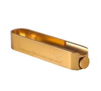 ZZlei2yu-12 Boite a Cigare Cendrier à cigares en métal avec Outil de poinçonnage, Fente for Cendres, Porte-Cigare Unique, cendrier de Voyage extérieur, Cadeau for Hommes Portable Cave(Gold)