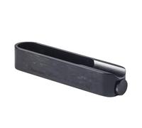 ZZlei2yu-12 Boite a Cigare Cendrier à cigares en métal avec Outil de poinçonnage, Fente for Cendres, Porte-Cigare Unique, cendrier de Voyage extérieur, Cadeau for Hommes Portable Cave(Noir)