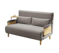 ZZlei2yu-12 Cabriolet Canapé-lit Pliant, Pouf Multifonction avec Dossier réglable, Chaise Convertible Moderne, for la Maison, Le Bureau, dortoir pour Chambre à Coucher(Blanc,120cm)