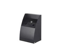 ZZlei2yu-12 Cendrier sur pied Petit cendrier mural verrouillable, cylindre à cigarettes en métal émaillé cuit for zone fumeur