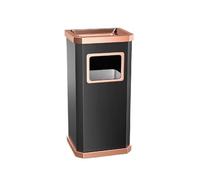 ZZlei2yu-12 Cendrier sur pied Poubelle de hall d'hôtel en acier inoxydable, cendrier vertical commercial, tige extérieure, poubelle d'extinction fumée, lieux publics