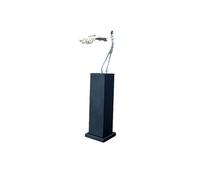 ZZlei2yu-12 décoration d'intérieur Elegant Abstract Dancer Sculpture Art Figurine Contemporary Living Room Office Ornament(Blanc)