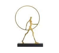 ZZlei2yu-12 décoration d'intérieur Modern Simple Abstract Figure Decoration Metal Desktop Ornaments, 23.5 * 6.5 * 39cm