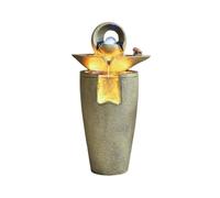 ZZlei2yu-12 Fontaine de Jardin Fontaine à Eau en Circulation, Ornements Vintage, du Sol au Plafond, entrée du Salon, Attraction de Richesse, Cadeaux de Pendaison de crémaillère Cascade extérieur