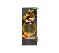 ZZlei2yu-12 Fontaine de Jardin Fontaine d'extérieur en Forme de Gourde à Quatre Niveaux for Jardins, Cours et Cours imitant l'apparence de la Pierre Naturelle Cascade extérieur