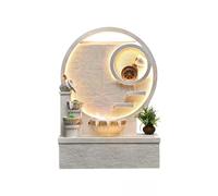 ZZlei2yu-12 Fontaine de Jardin Rideau d'eau de Luxe de Style européen de 150 cm de Haut, Ornement Fluide et léger, Attire la Richesse, Salon, Cour, Paysage Aquatique Cascade extérieur