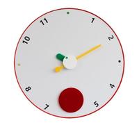 ZZlei2yu-12 Horloge Murale Horloge Murale silencieuse Minimaliste Moderne, alimentée par Piles, à Combiner décoration d'intérieur(Blanc)