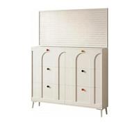 ZZlei2yu-12 Meuble à Chaussures Armoire à Chaussures basculante, entrée de Maison, Porte Mince, Console d'entrée, étagère à Chaussures
