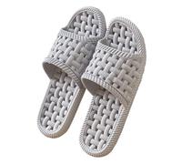 ZZlei2yu-12 Pantoufles de Douche Chaussures de douche avec trous drainage, pantoufles antidérapantes à séchage rapide salle bain unisexes légères(Grigio,Alpha XX-Large)