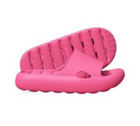 ZZlei2yu-12 Pantoufles de Douche Sandales de douche antidérapantes avec trous drainage, pantoufles unisexes légères à séchage rapide for l'intérieur et l'extérieur(Rose,Alpha Small)