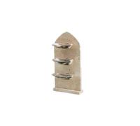 ZZlei2yu-12 Porte Bijoux Support de bijoux en coquillage créatif, rangement boucles d'oreilles et d'anneaux Présentoir à bijoux