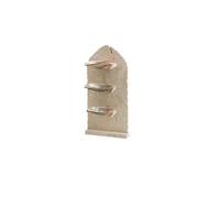 ZZlei2yu-12 Porte Bijoux Support de bijoux en coquillage créatif, rangement boucles d'oreilles et d'anneaux Présentoir à bijoux