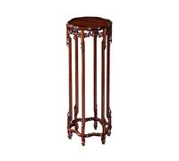 ZZlei2yu-12 Socle Base de bonsaï sculptée ajourée for intérieur, présentoir en séquoia de Style Chinois Petite Base