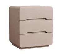 ZZlei2yu-12 Table à thé Table de Chevet rectangulaire avec Trois tiroirs Rangement for l'organisation des Chambres Table de Sol(Bruin,Grand)