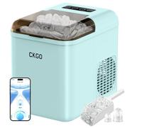 ZZLLKQ Machine à Glaçons Intelligente, 2 Tailles de Glace Machine Wi-Fi Contrôle par APP, Autonettoyant Machine a Glacons, 15kg en 24h, 9 Glaçons en 6-10 Minutes Comptoir pour Maison Camping Fête