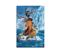 ZZLUUB Poster de film de l'ère glaciaire - Impression sur toile murale moderne pour chambre à coucher - 60 x 90 cm