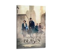 ZZLUUB Poster de film Fantastic Beasts And Where to Find Them - Impression sur toile - Décoration murale moderne pour chambre à coucher - 40 x 60 cm
