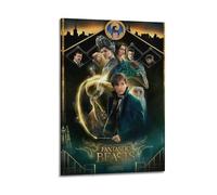 ZZLUUB Poster de film Fantastic Beasts And Where to Find Them1 - Impression sur toile - Décoration murale moderne pour chambre à coucher - 60 x 90 cm