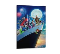 ZZLUUB Poster de film Hôtel Transylvanie 3 Vacation Crazy Poster décoratif sur toile - Poster mural moderne pour chambre à coucher (60 x 90 cm)