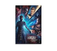 ZZLUUB Poster de film Ninja K Vs. Warriors Universe - Impression sur toile - Décoration murale moderne pour chambre à coucher - 30 x 45 cm