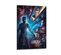 ZZLUUB Poster de film Ninja K Vs. Warriors Universe - Impression sur toile - Décoration murale moderne pour chambre à coucher - 60 x 90 cm
