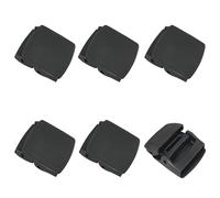 ZZLZX Lot de 6 boucles de ceinture en plastique pour ceinture de sécurité tactique à dégagement rapide pour ceintures de 3,6 à 3,8 cm de large Noir, noir, 60X46X12mm