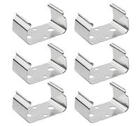 ZZLZX Lot de 6 clips de batterie en métal 9 V pour piles AA
