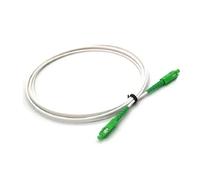 ZZPISK Cordon de chemin de Fiber optique SC/APC, mode unique G657A2 Simplex 3.0mm, câble de gaine LSZH blanc, fil de Fiber optique(10Pcs-G657A2-2Mtr)