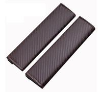 ZzQyy 2 PièCes Rembourrage de Ceinture de Sécurité pour BMW 5 Series E60 M4 M5 E61 F07 F10 F11 F18, Voiture Amovible Ceinture Protecteur Couverture,B-Brown