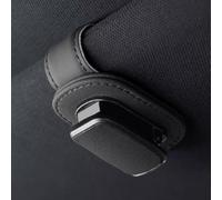 ZzQyy Porte Lunettes pour Pare-Soleil de Voiture pour Jaguar E-Pace 2017-2023, Support Lunettes Anti-Dérapant Support Lunettes de Soleil et Cartes,B-Classic Black
